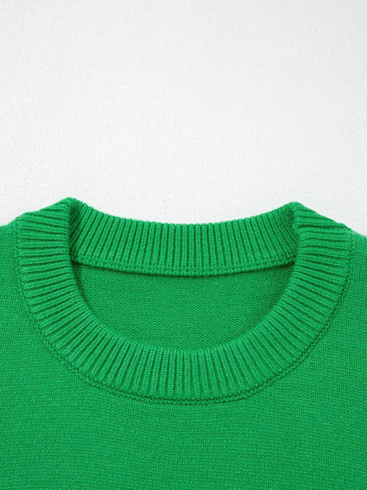 Abstract Patch Embroidery Christmas Pullover Sweater - Real Deal