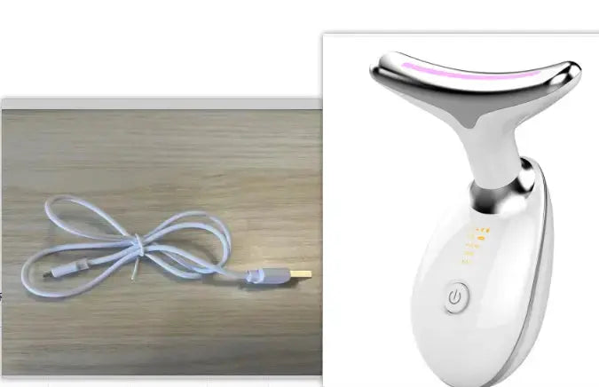 EMS Thermal Neck Lifting And Tighten Massager Electric Microcurrent Wrinkle Remover - Real Deal