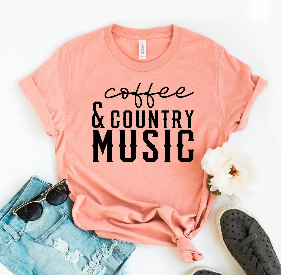 Coffee And Country Music T-shirt - Real Deal