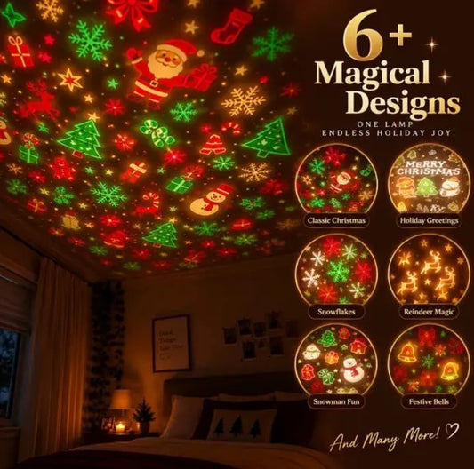 Cozy LED Star Projector Light - Ceiling Atmosphere Lamp For Home Decor Christmas Holiday Gift Night Light - Real Deal