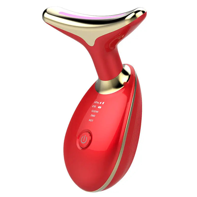 EMS Thermal Neck Lifting And Tighten Massager Electric Microcurrent Wrinkle Remover - Real Deal