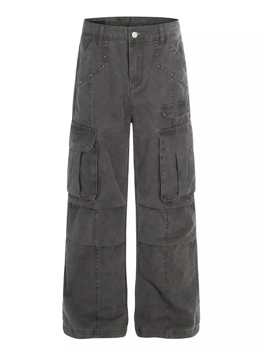 Men's Vintage Washed Cargo Pants - Real Deal