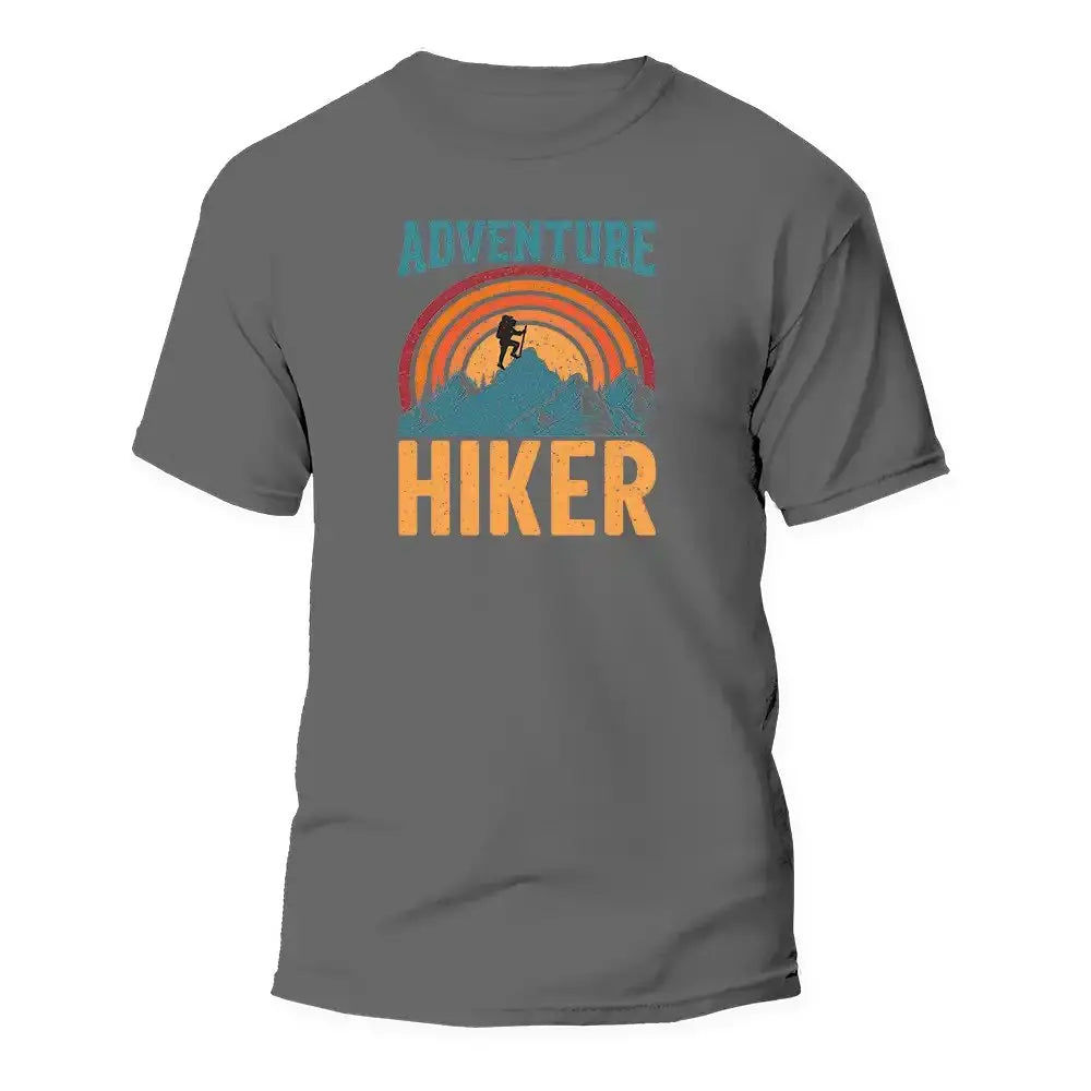 Adventure Hiker Man T-Shirt - Grey - Real Deal